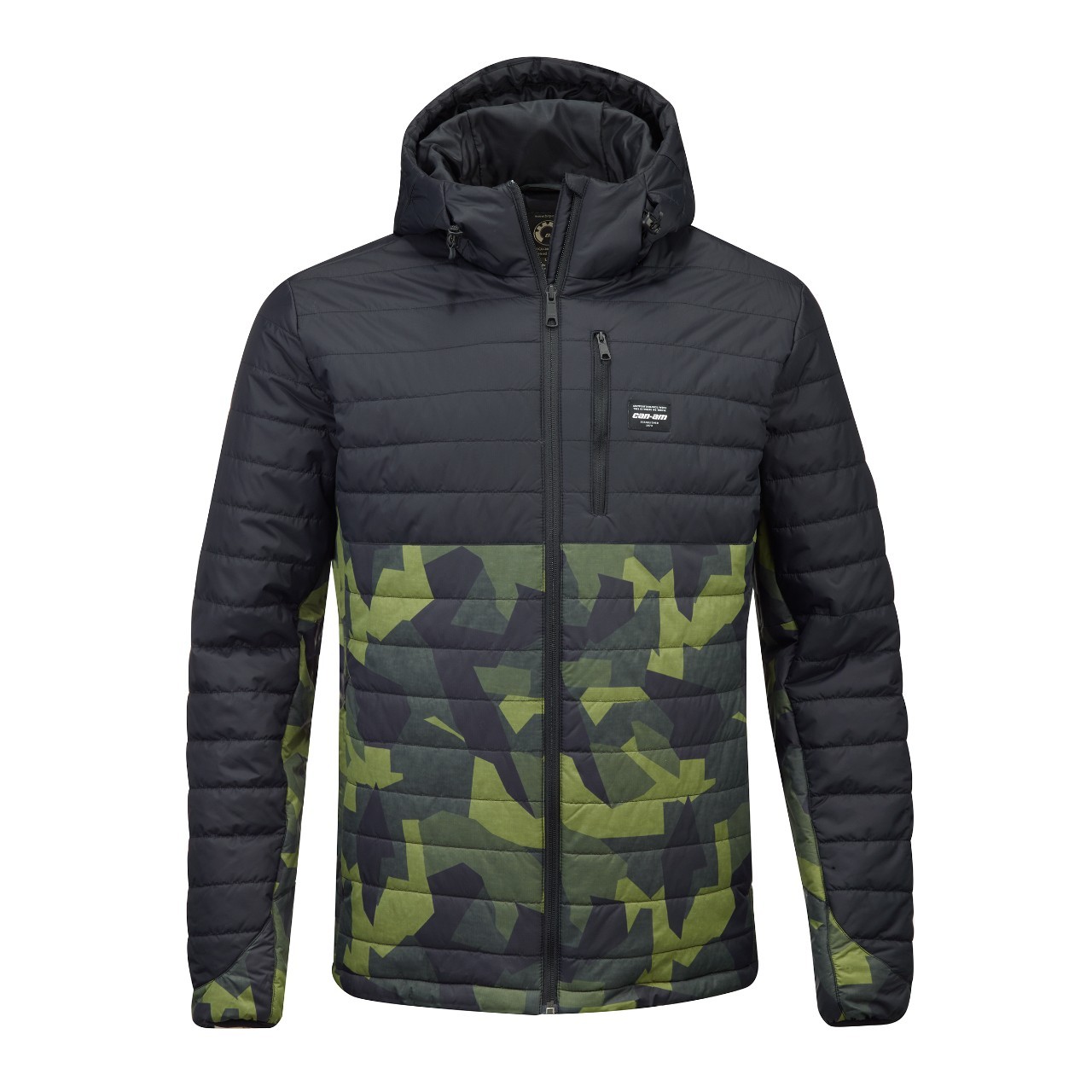 Can-Am Puffer-Jacke Herren camouflage/schwarz