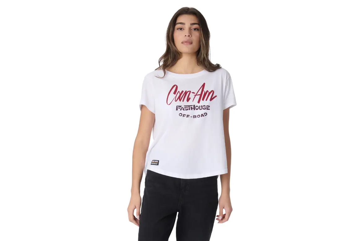 Can-Am x Fasthouse Off-Road T-Shirt Woman weiß