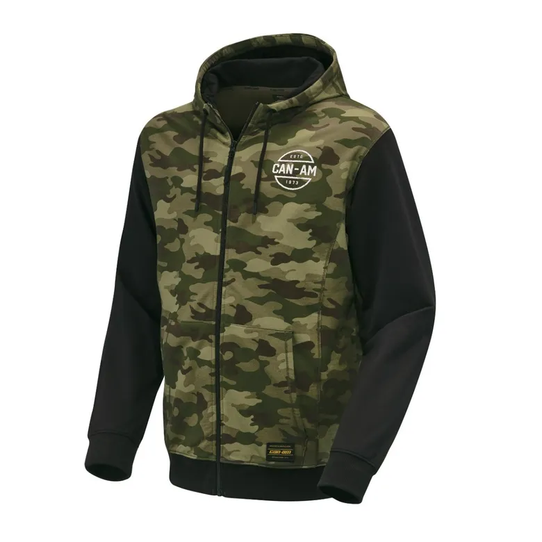 Can-Am Premium Zipped Hoodie Men Camo