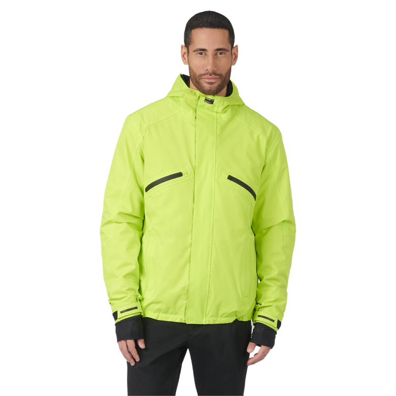 Can-Am verstaubare Regenjacke Unisex gelb