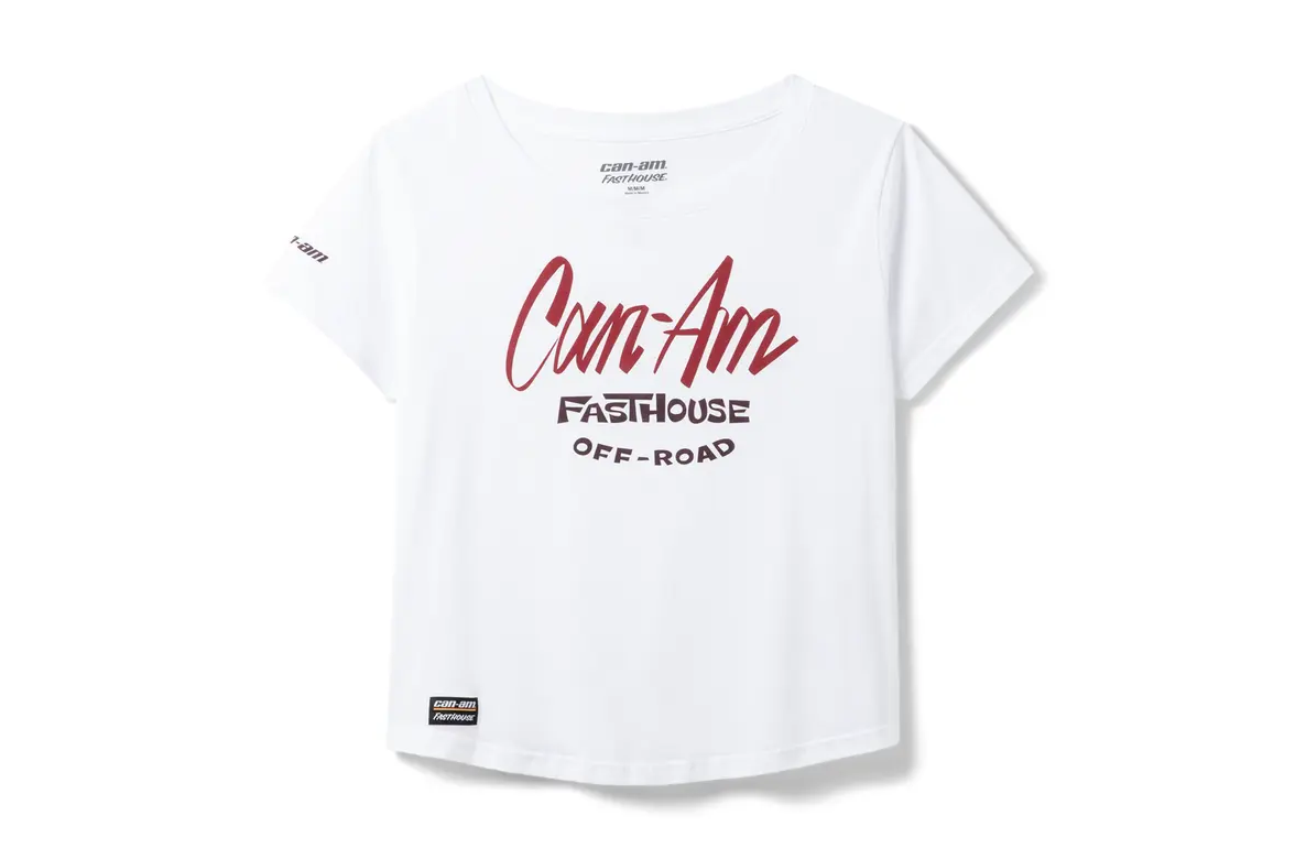 Can-Am x Fasthouse Off-Road T-Shirt Woman weiß