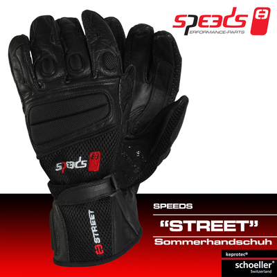 Speeds Handschuhe schwarz