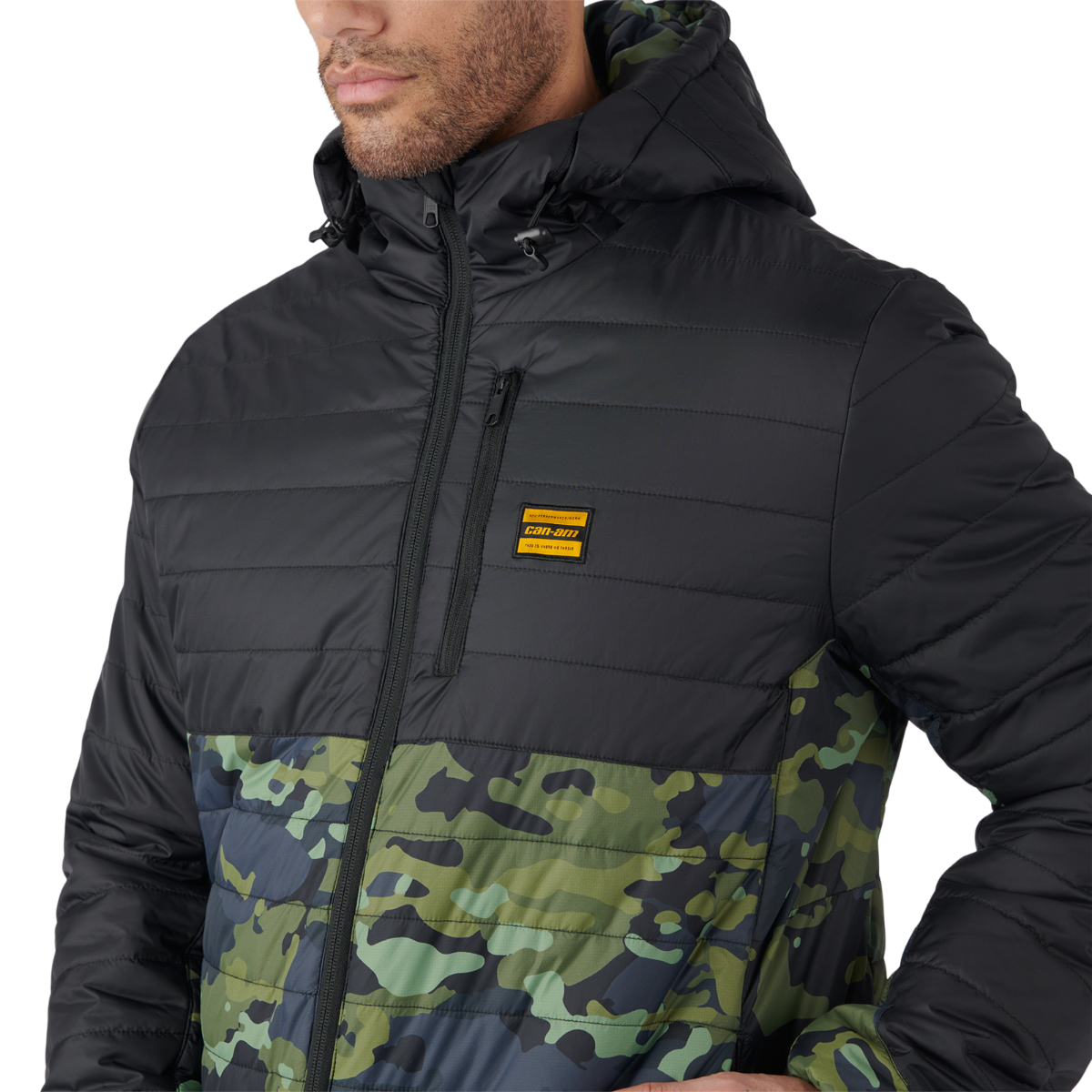 Can-Am Puffer-Jacke camouflage Men