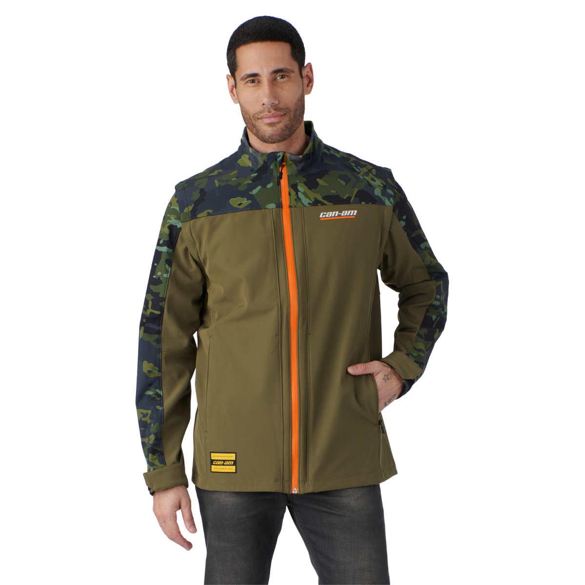 Can-Am-PerfomancesoftshellJacket-286828 Can-Am Perfomance Softshell Jacket Men grün