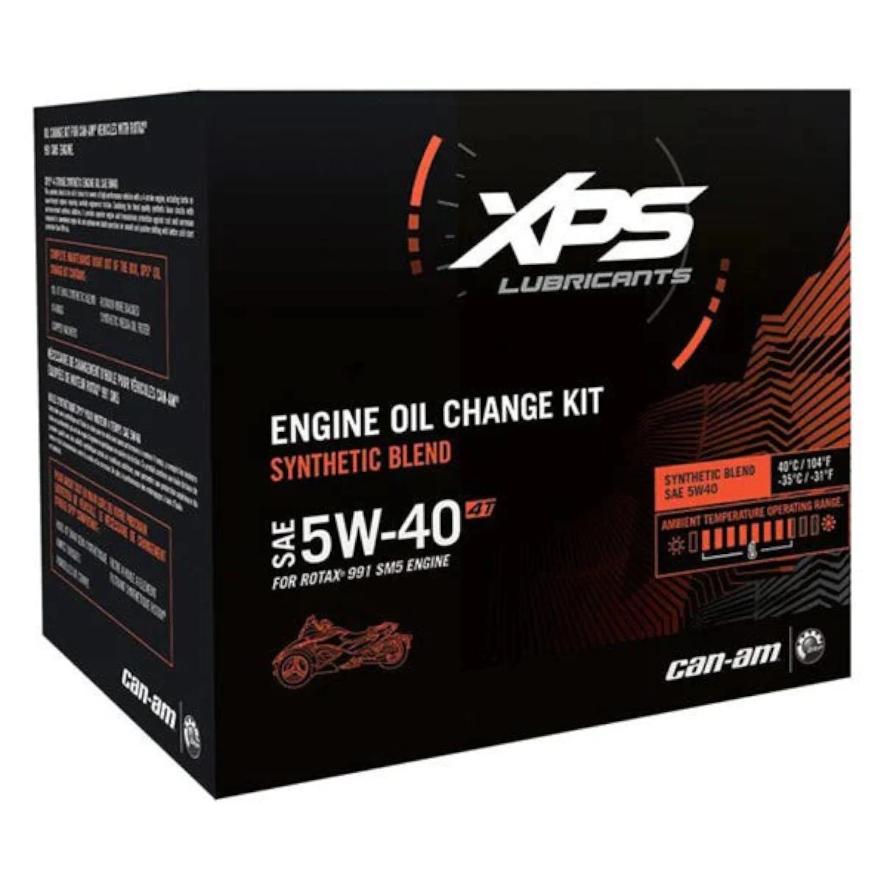 Can-Am-4t-OElwechselpaket-9779247 Can-Am SPYDER-ÖLWECHSELSATZ 5W40 (SM5) 991
