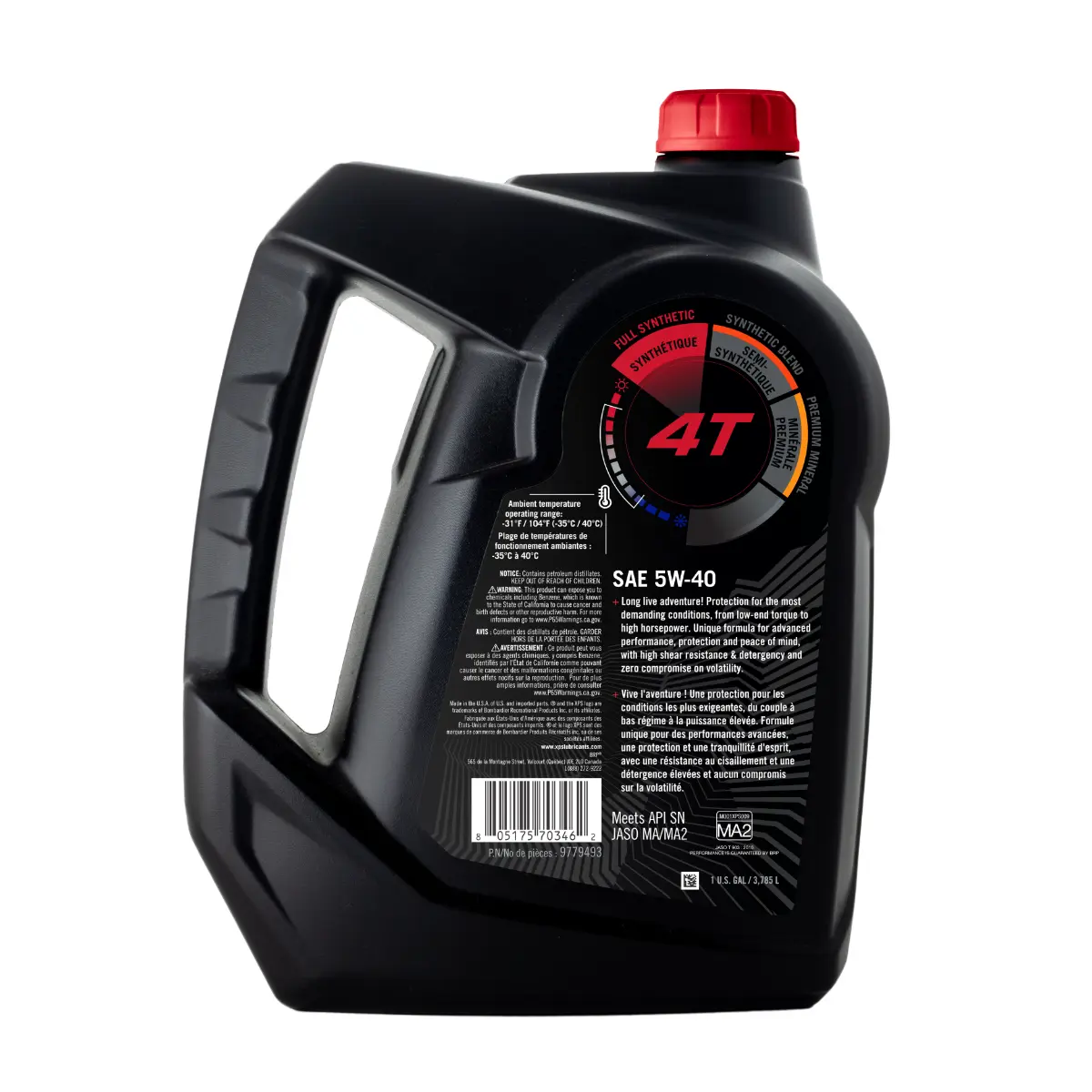 Can-Am (BRP) Motorenöl, XPS 5W40 3,785l+