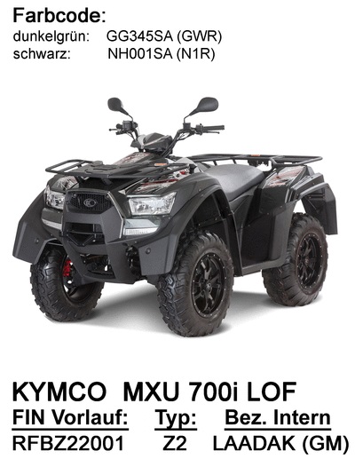 Kymco MXU 700i LOF (LAADAK) Ersatzteile online kaufen - Quad-Teile24 Kymco MXU 700i LOF (LAADAK) Ersatzteile online kaufen - Quad-Teile24