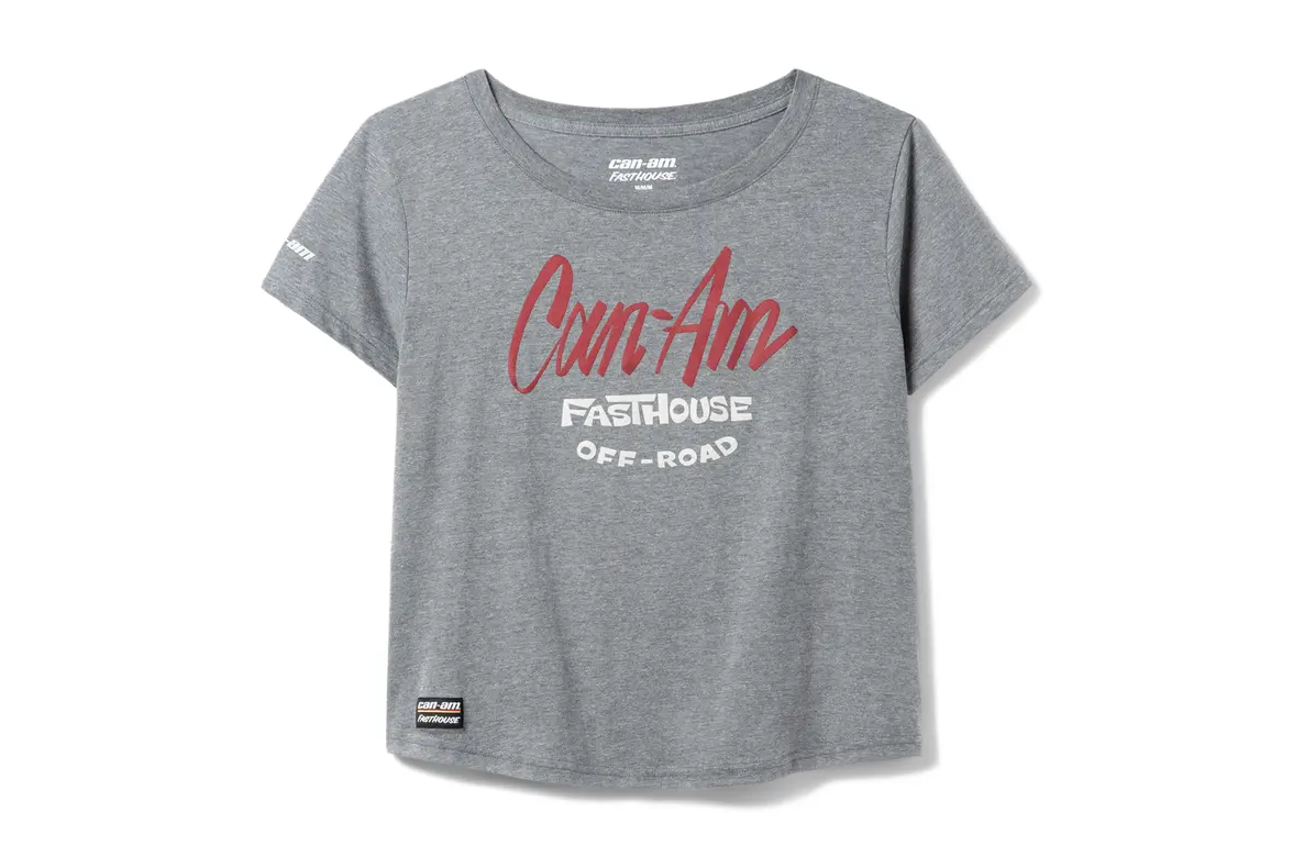 Can-Am x Fasthouse Off-Road T-Shirt Woman grau