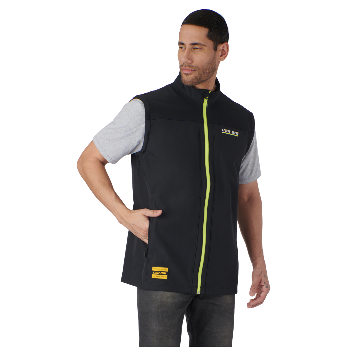 Can-Am Perfomance Softshell Jacket Men schwarz