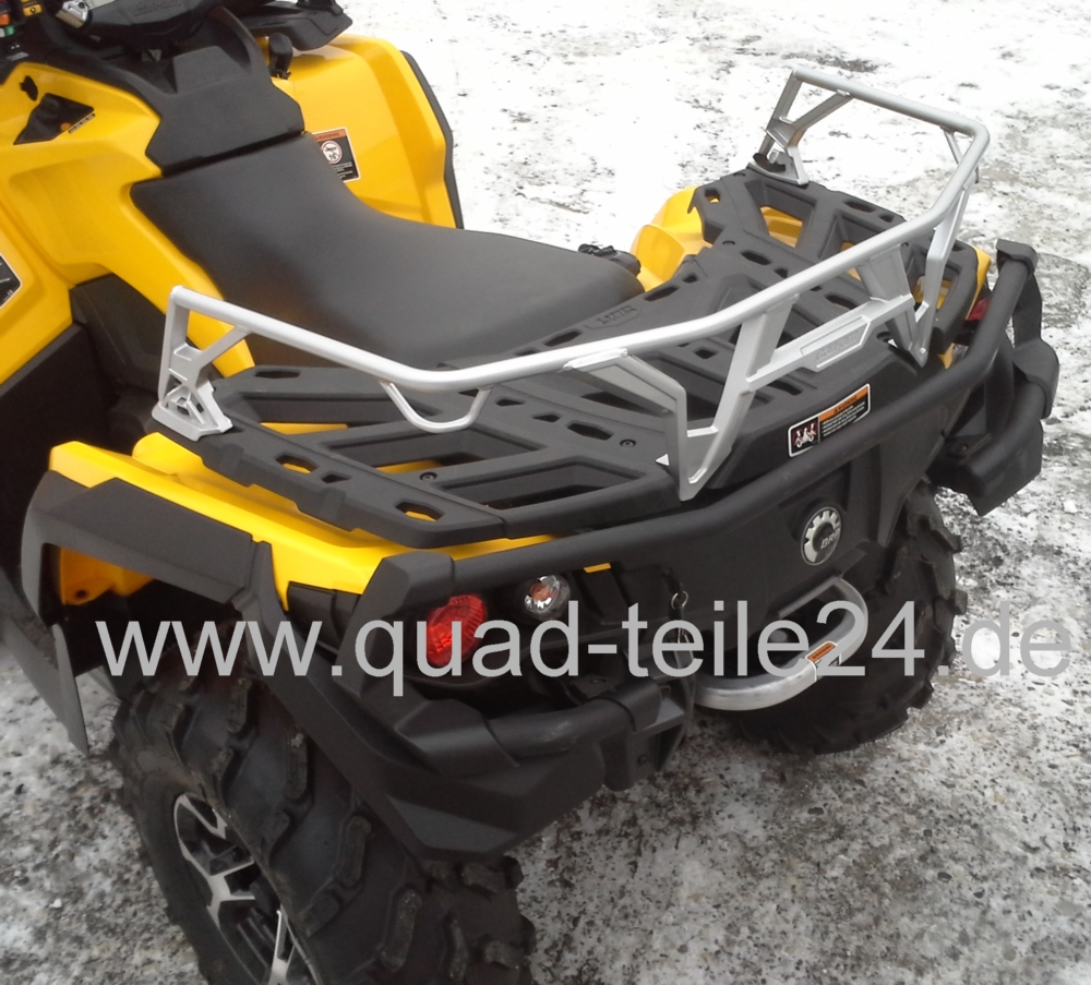 gepaecktraegeraufsatzhinten715001187 Can-Am Gepäckträgererhöhung 15 cm silber