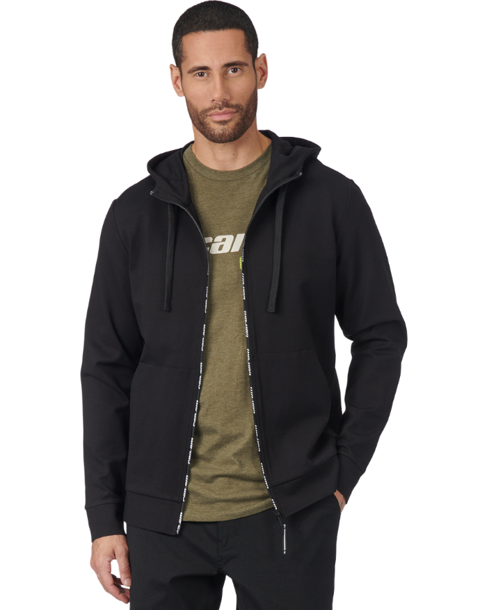 Can-Am Zip-UP Ponte Hoodie Men schwarz