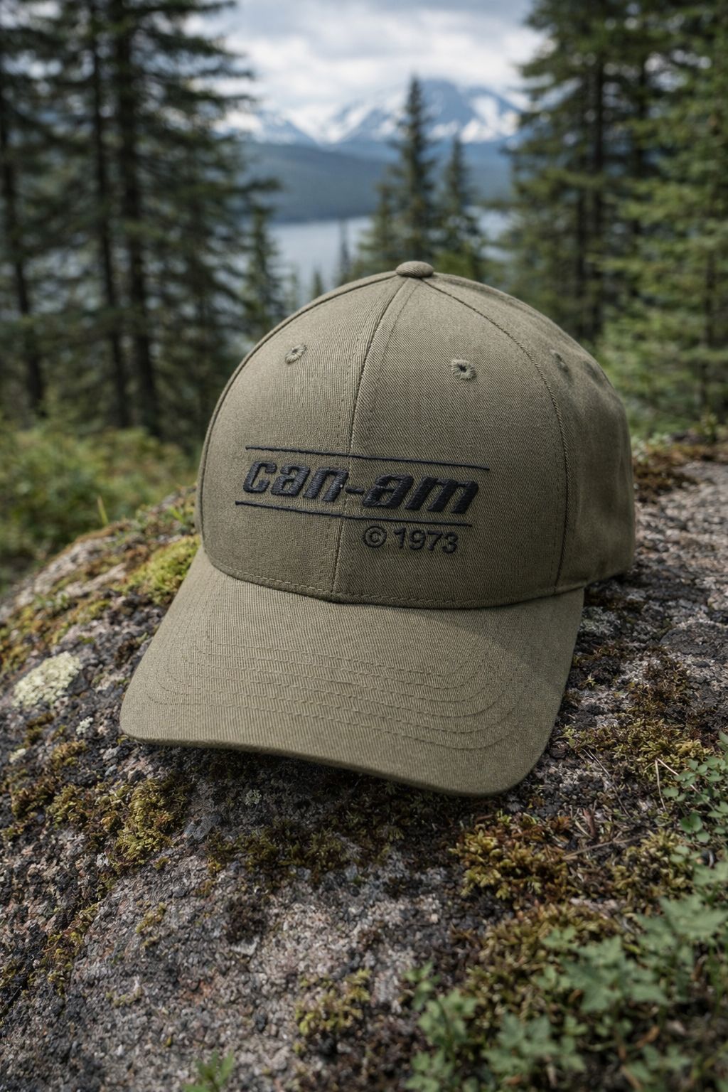 Can-Am Flex Fit Signature Cap olive