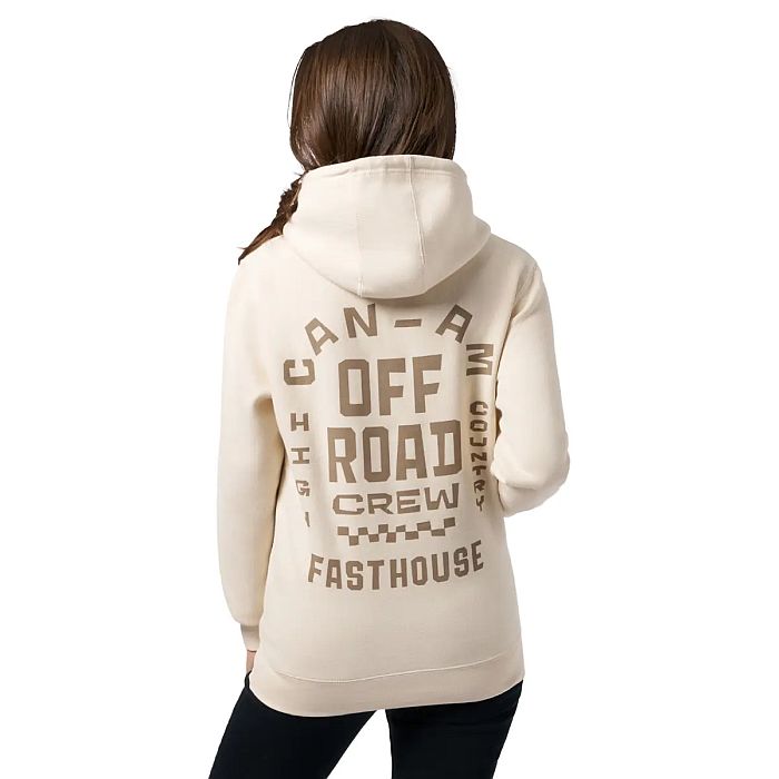 CAN-AM  Women´s x Fasthouse Off-Road Crew Pullover Hoodie ivory