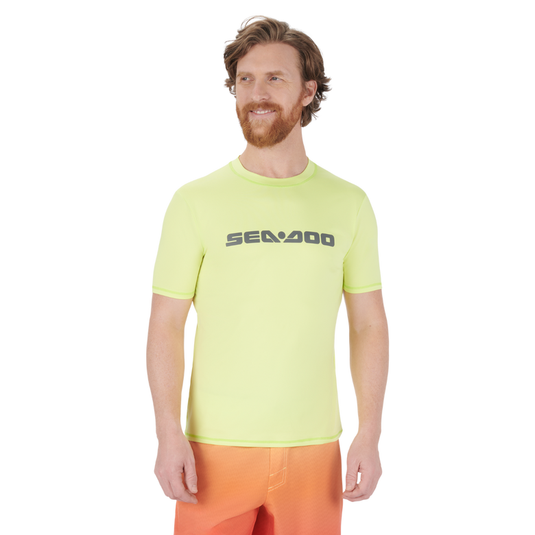 Sea-Doo-Rashguard-gelb-454487 Sea-Doo Rashguard T-Shirt kurzarm gelb