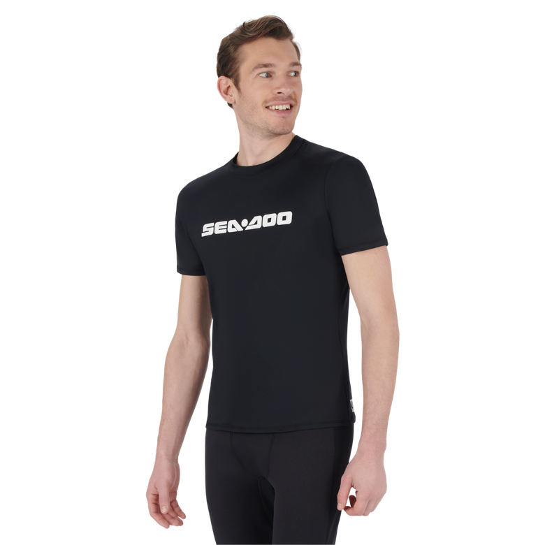 Sea-Doo-Rashguard-schwarz-454487 Sea-Doo Rashguard T-Shirt kurzarm schwarz