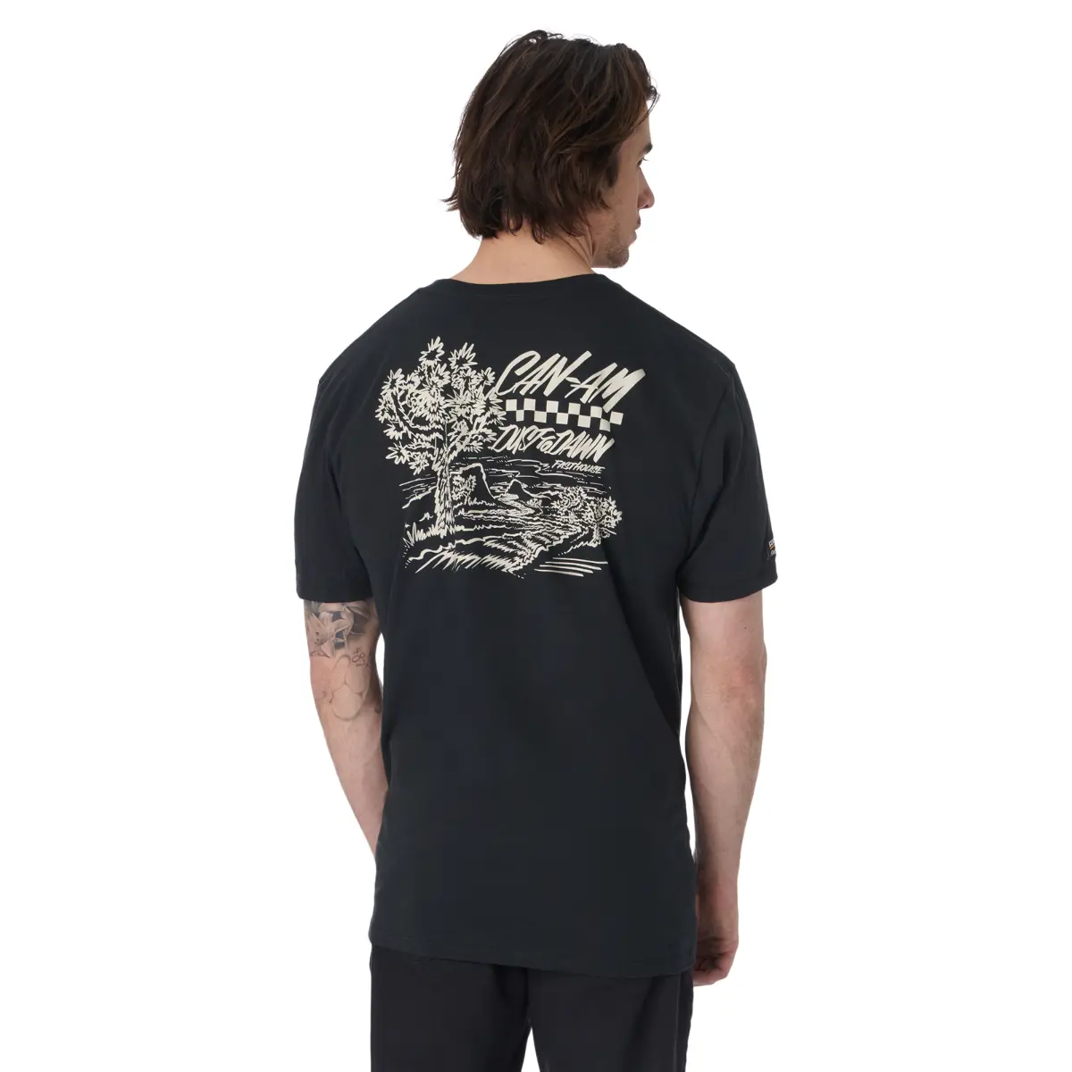 Can-Am x Fasthouse Dust To Dawn T-Shirt schwarz