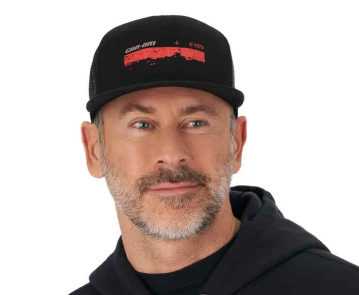 Can-Am Flat Cap unisex schwarz