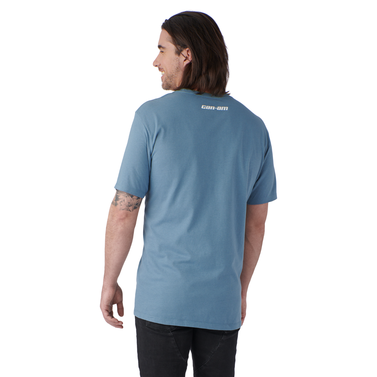 Can-Am Off-Road Livin T-Shirt Men denim blue Gr.M