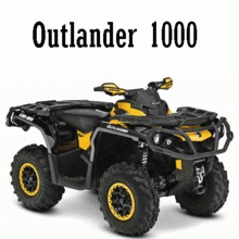 Outlander 1000 EFI DPS,XT & XTP