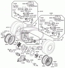 Räder, Bremse & Antriebswellen hinten