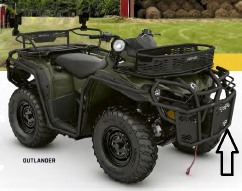 Can Am Rancher-Rammschutz  Quad-Teile 24 Quad und ATV Ersatzteile